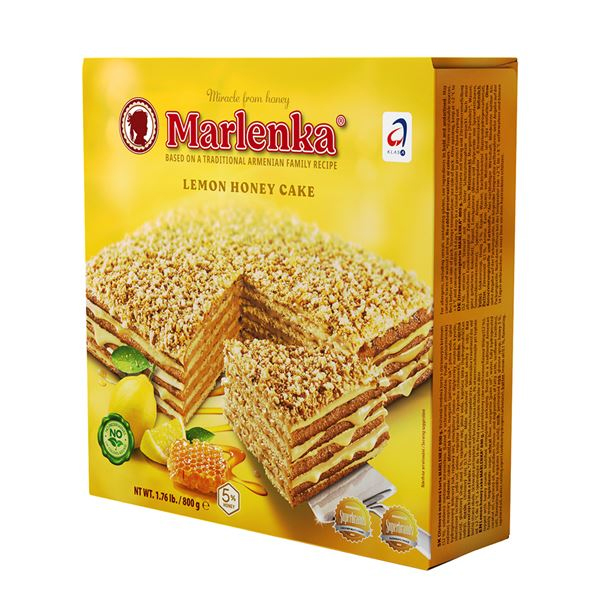 Marlenka mézes citromos torta 800g