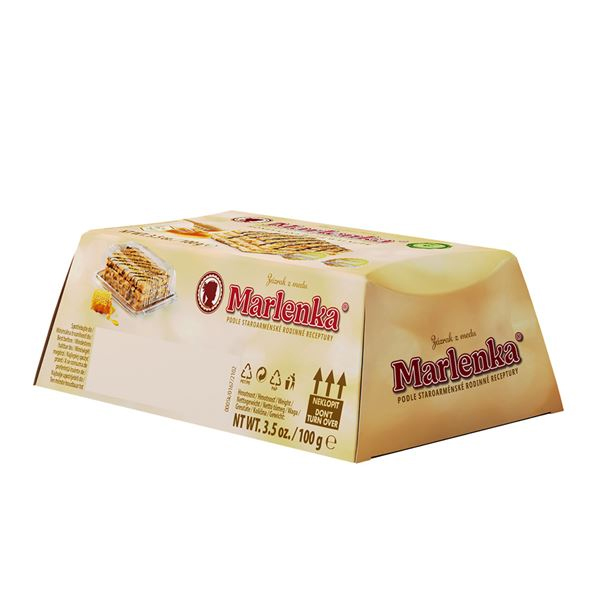 Marlenka mézes diós torta 100g